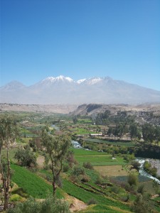 Vulkankulisse bei Arequipa